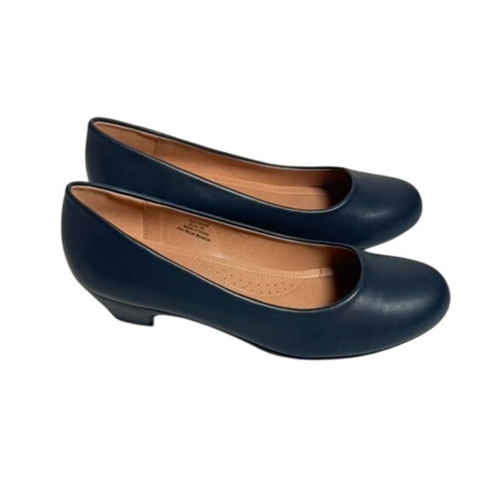 Journee Saar Women's High Heels 10 NAVY